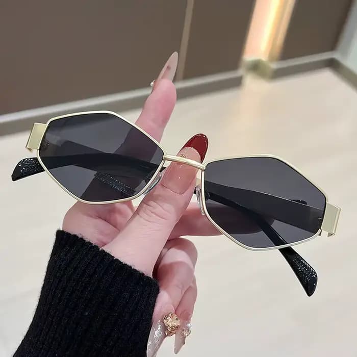 1 paire de lunettes rétro pour femmes, monture complète, style français unique