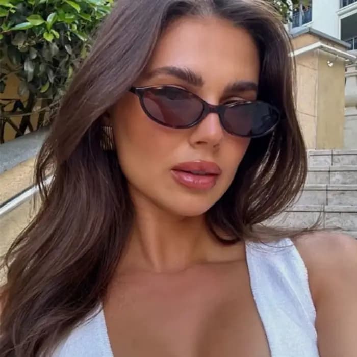 Lunettes de soleil ovales rétro 2026