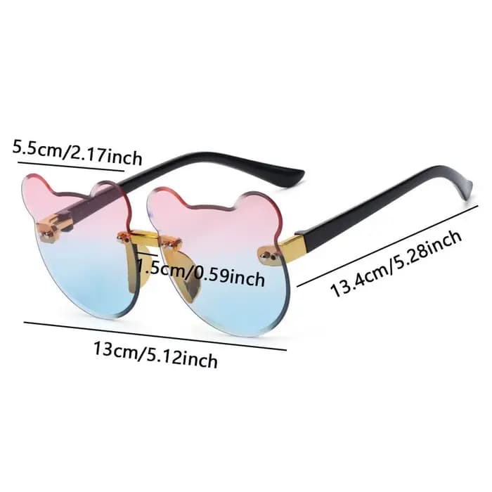 Lunettes de soleil ours de dessin animé mignon