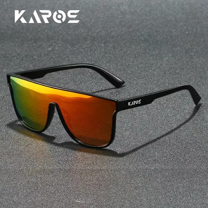 KAROS surdimensionné mode lunettes de soleil polarisées hommes femmes en plein air grand cadre