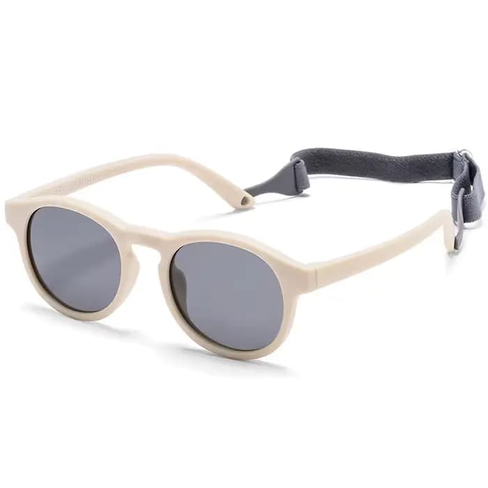 0-3 ans nouveau-né mode bébé premières lunettes de soleil avec sangle ronde Flexible UV400 polarisé infantile Silicone