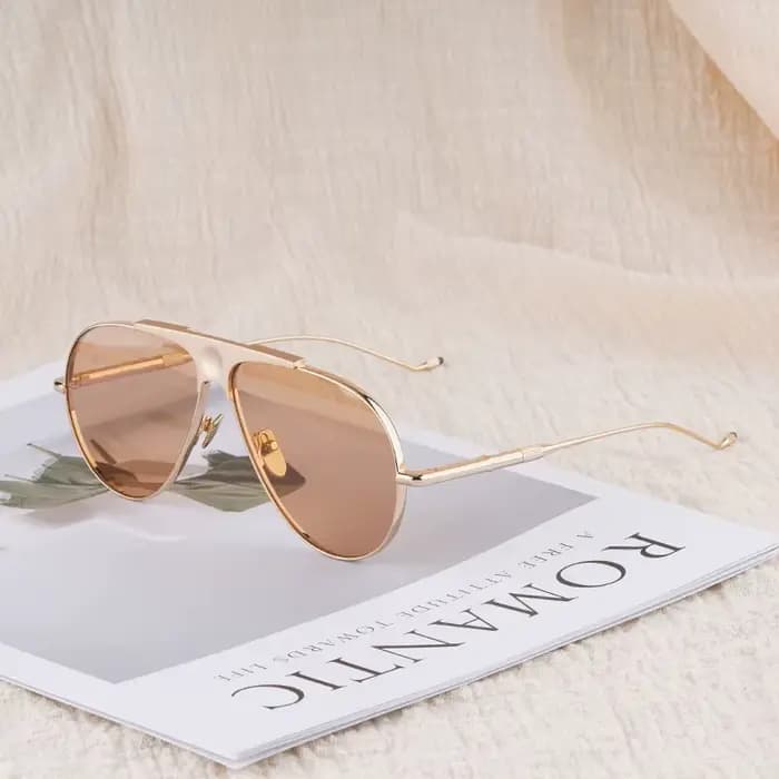 JMM DAIDO alliage concepteur grandes lunettes de soleil ovales hommes classique Uv400