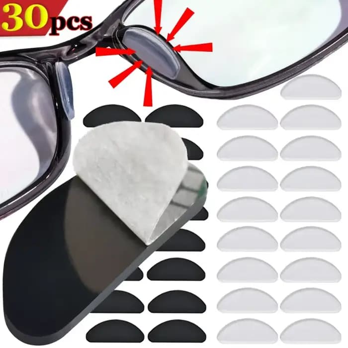 Lunettes auto-adhésives plaquettes nasales