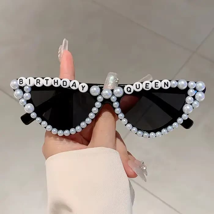 KAMMPT œil de chat Design cadeau nuances brillant perle décor rose présent lunettes pour femmes fête d'anniversaire faveur dames accessoires cadre