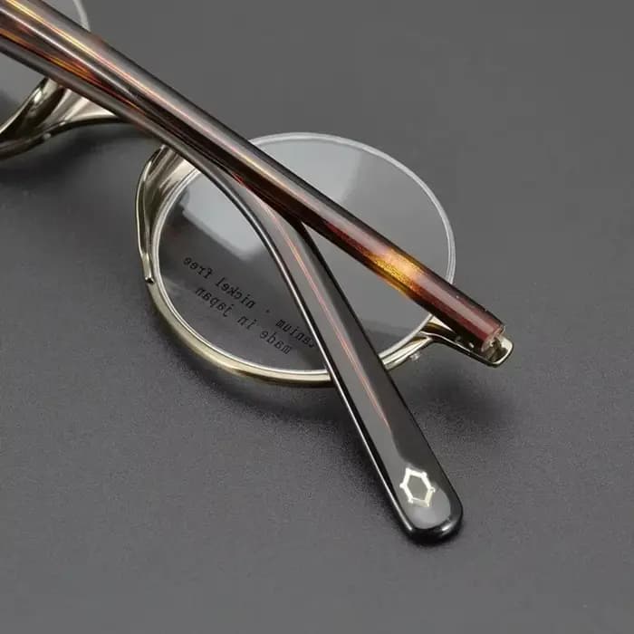 Marque japonaise Lennon titane lunettes rondes hommes lecture femmes à la main ultra-léger petit cadre rétro
