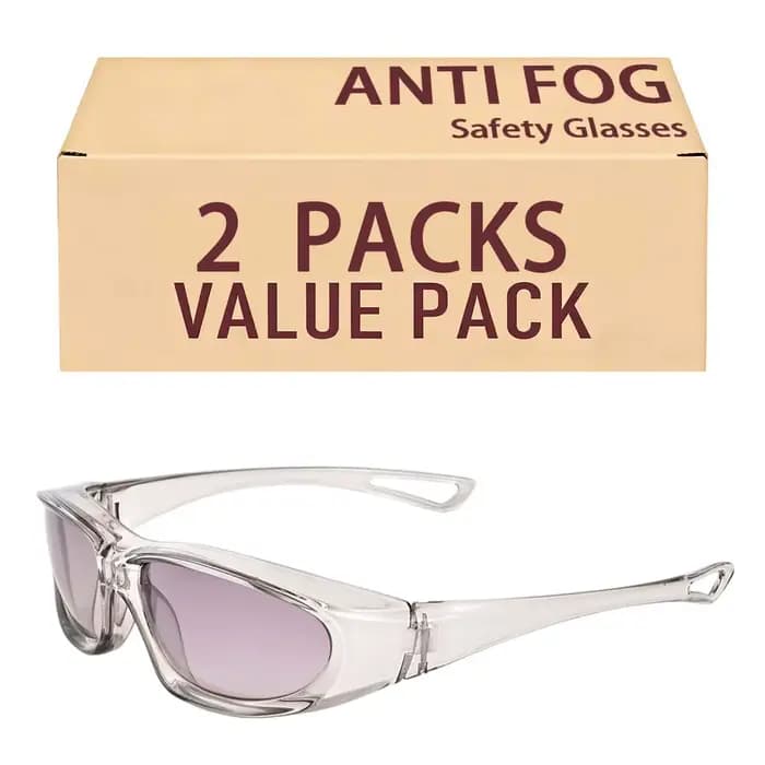 Lunettes de sécurité antibuée pour hommes et femmes