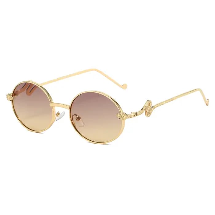 2025 marque serpent lunettes de soleil femmes de luxe ovale Cool
