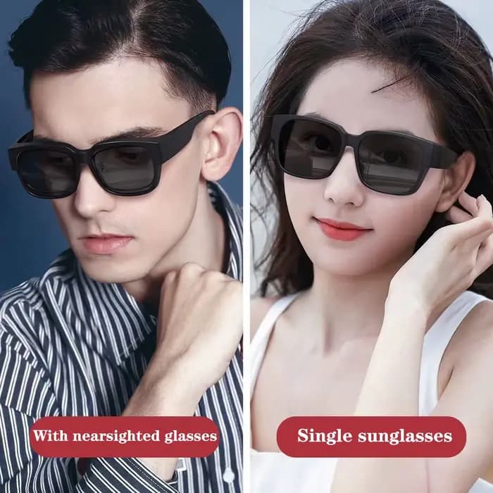 Nouvelle mode lunettes de soleil polarisées couvrir sur myopie