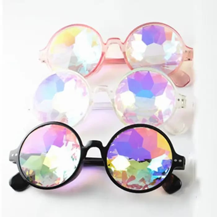 Lunettes Caleidoscope Colorées pour Femmes