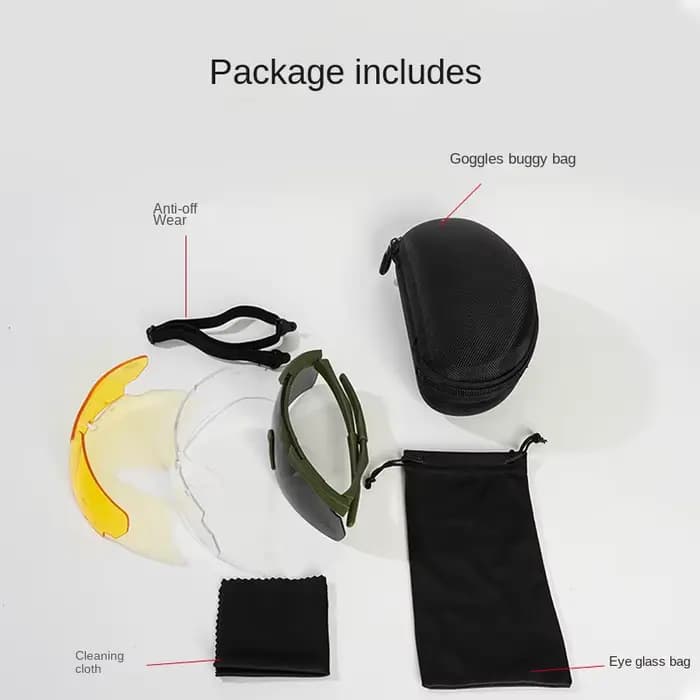 Lunettes tactiques militaires CS Airsoft