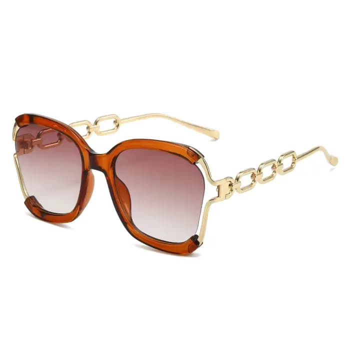 Lunettes de soleil carrées de luxe pour femmes