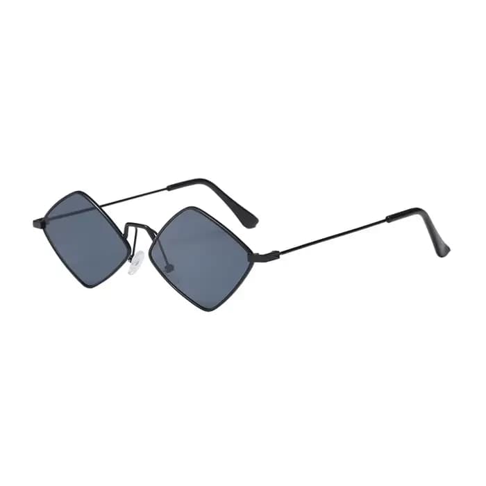 Lunettes de soleil rétro en forme de diamant