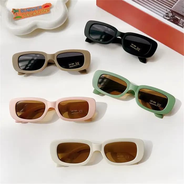Lunettes de soleil rectangulaires UV400 pour enfants