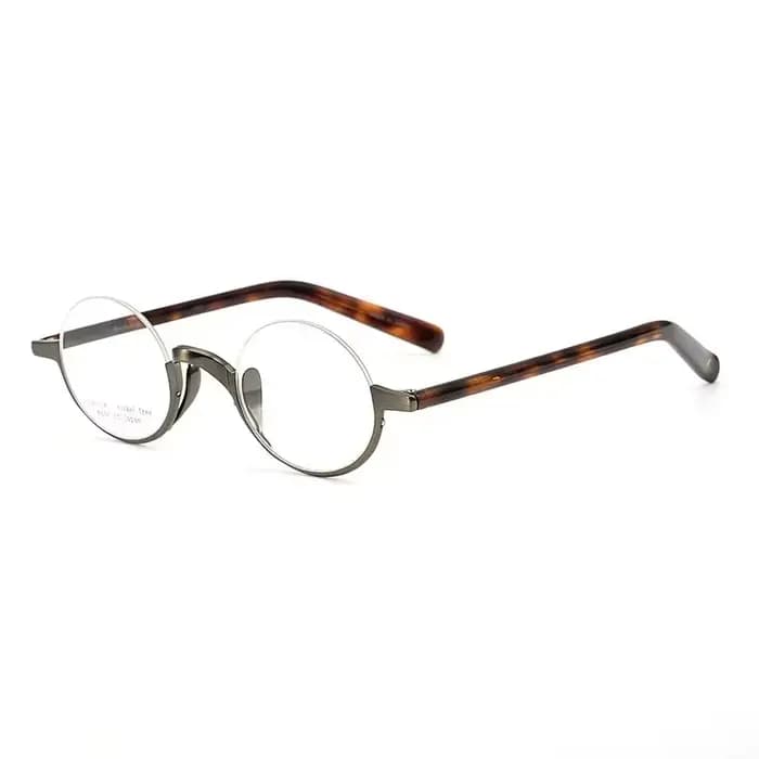 Marque japonaise Lennon titane lunettes rondes hommes lecture femmes à la main ultra-léger petit cadre rétro