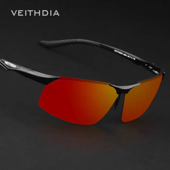 VEITHDIA – lunettes de soleil polarisées en aluminium et magnésium pour homme