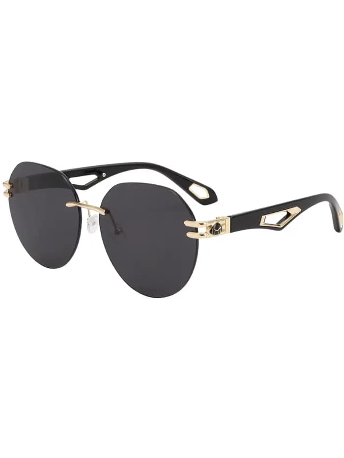 Nouveau Joker mode lunettes de soleil rétro personnalité sans cadre tendance rue