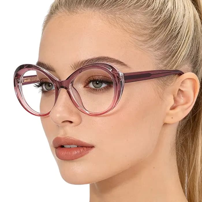 Lunettes ovales de grande taille