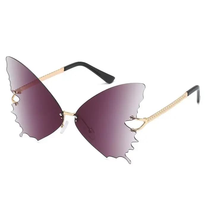 Nouvelles lunettes de soleil papillon pour femmes