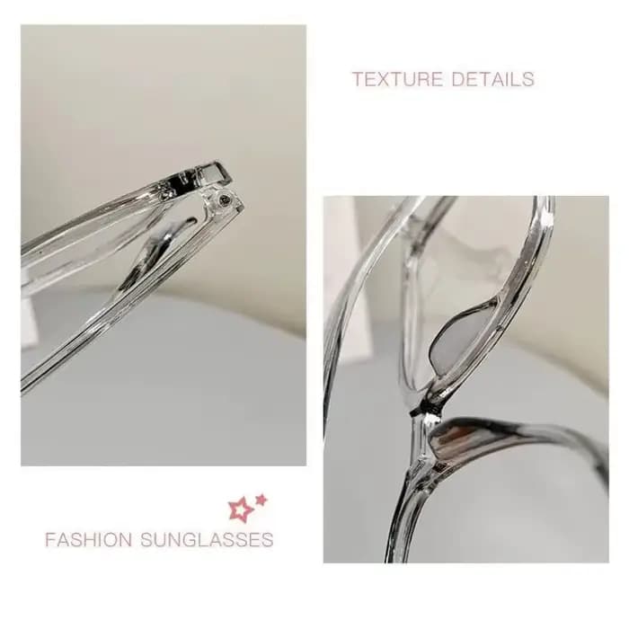 Lunettes Rondes Transparentes Anti-Lumière Bleue pour Homme et Femme