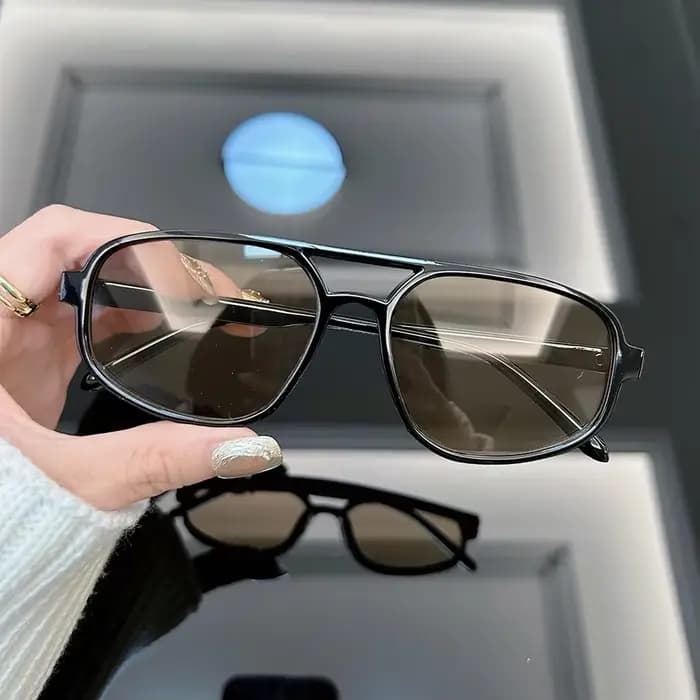 Lunettes de soleil carrées rétro classiques pour hommes et femmes
