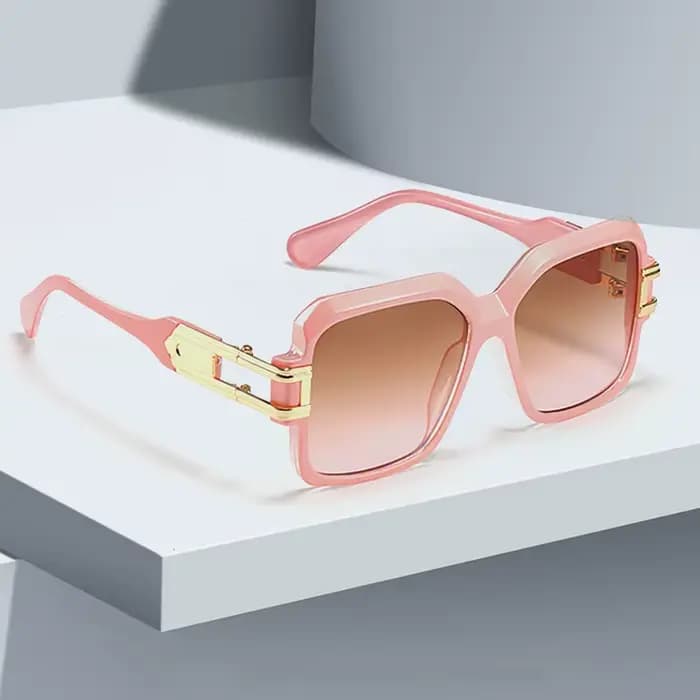 Lunettes de soleil vintage à motifs léopard pour femmes