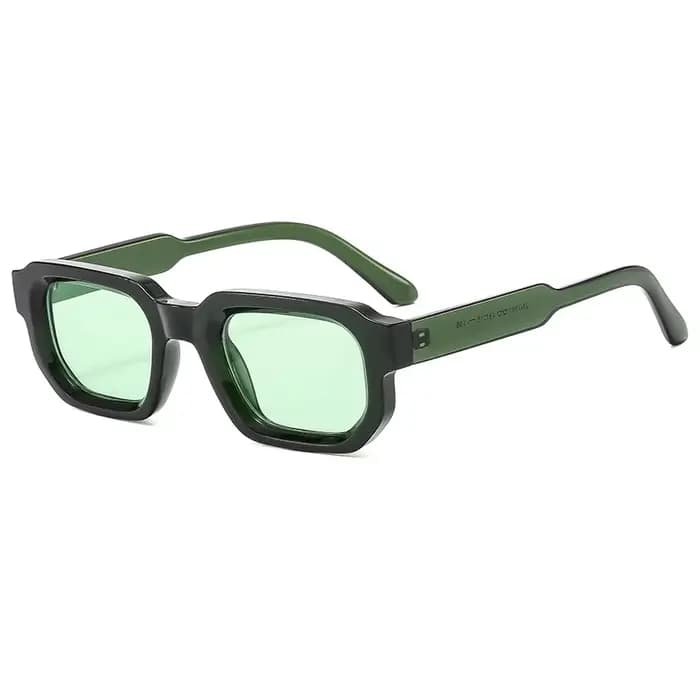 LAURINNY tendance rétro carré femmes lunettes de soleil marque Design clair gris cadre jaune lentille
