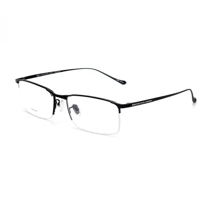 Monture de lunettes en titane ultralégère pour hommes