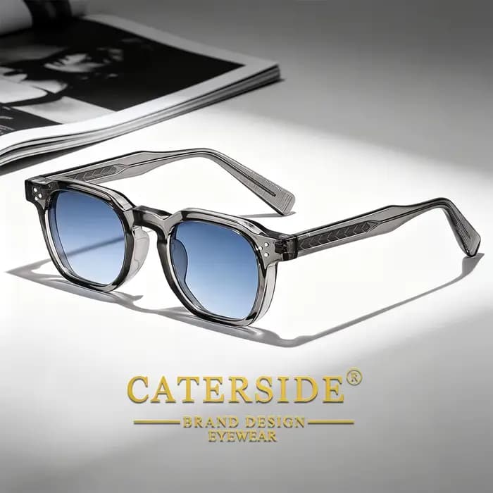 Lunettes de soleil rétro punk CATERSIDE pour hommes