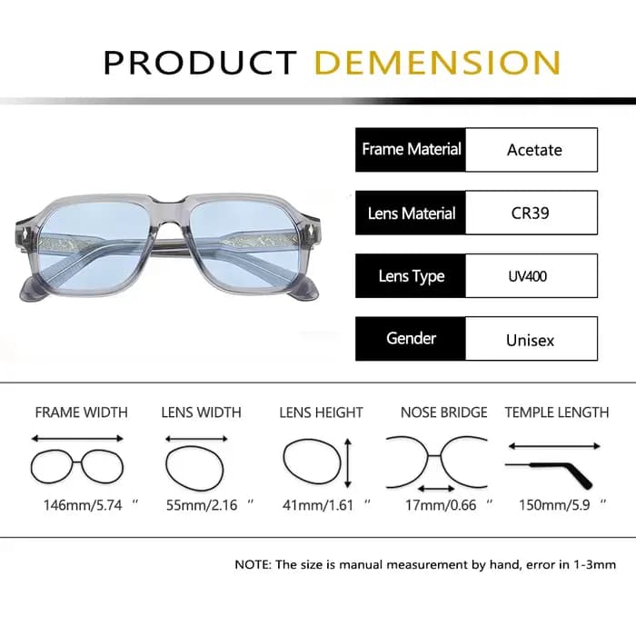 Lunettes de soleil de luxe pour homme