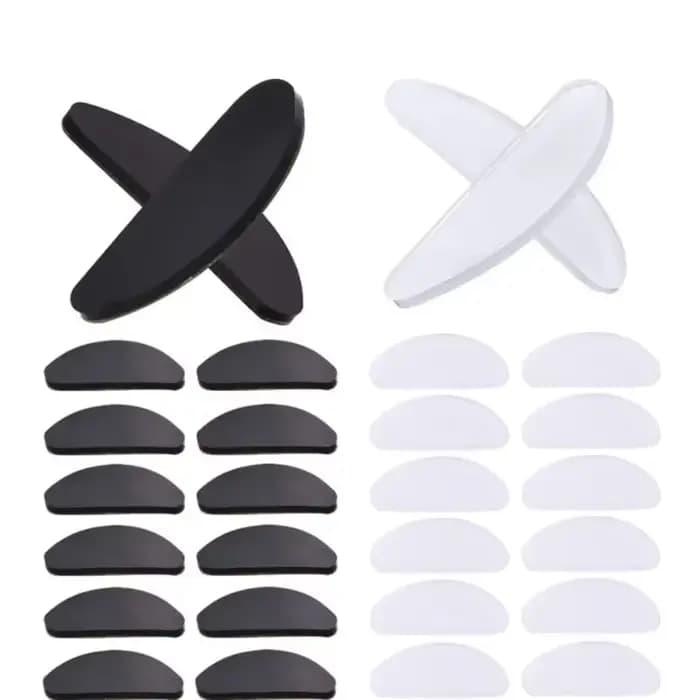 Coussinets nasaux pour lunettes en Silicone