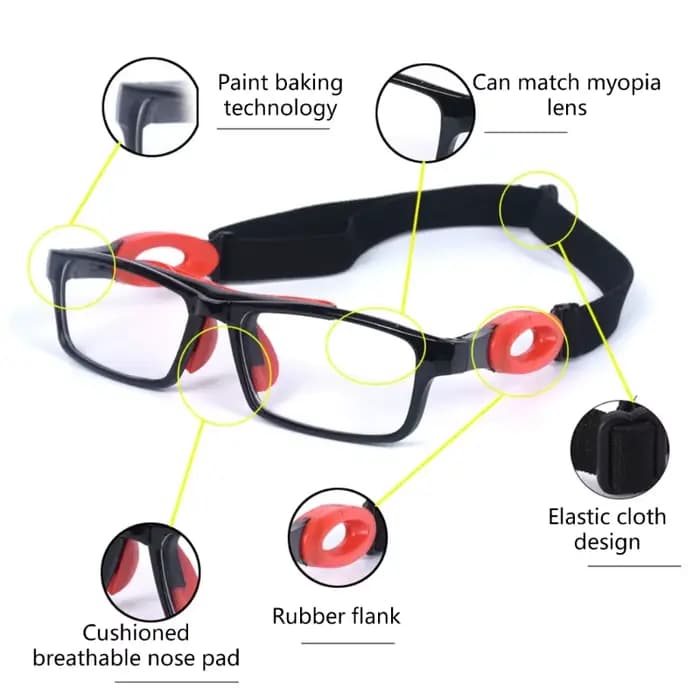 Lunettes de sport anti-collision