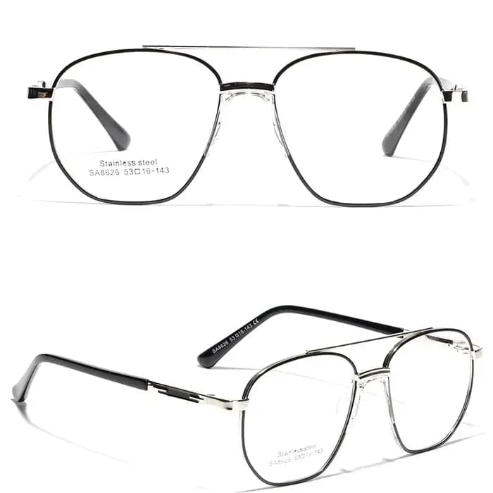Lunettes à double faisceau pour femmes et hommes