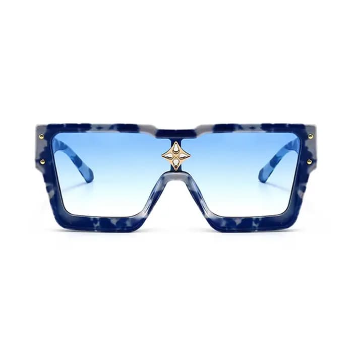 Marque de luxe Designer carré lunettes de soleil hommes femmes mode Vintage grand cadre Rivet voyage conduite Cool