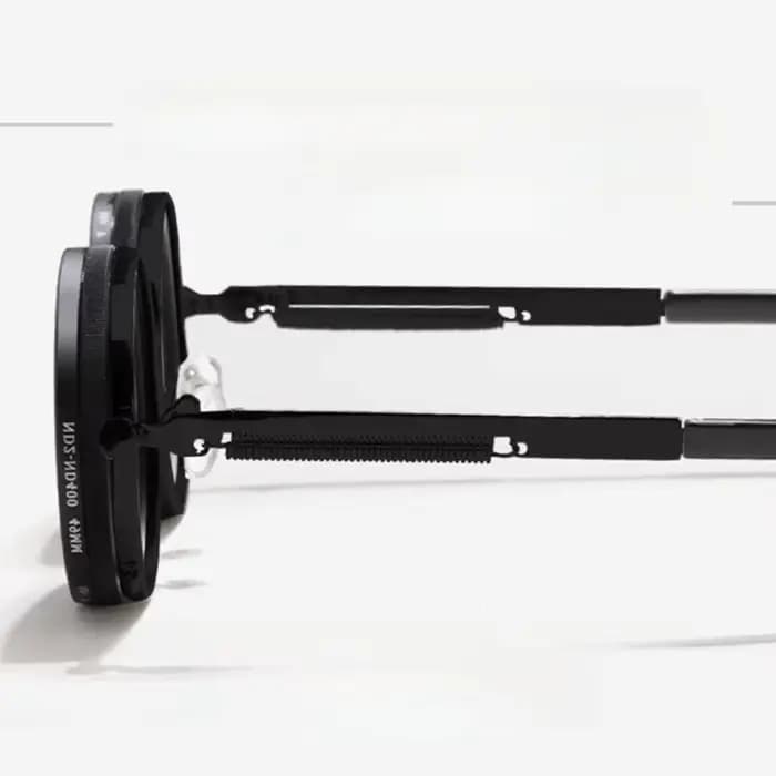 Lunettes de soleil de pêche à monture ronde avec filtre ND métallique