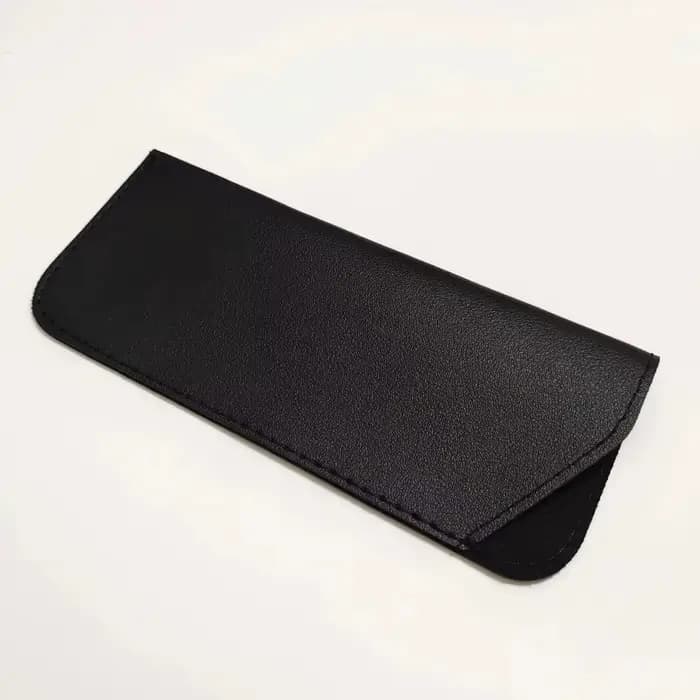 1pc sac à lunettes souple mode PU cuir