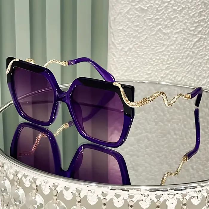 Lunettes rondes surdimensionnées pour femmes