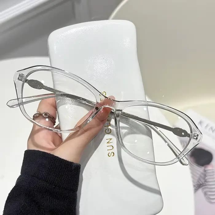 Lunettes de myopie de forme ovale