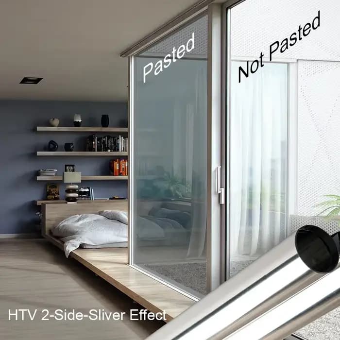 Film de Protection Solaire Argenté pour Fenêtre, Moulage Miroir à Sens Unique, Teinte Solaire, Pratique, Anti-UV, Auto-Adhésif, Verre, Document de Construction, 10m