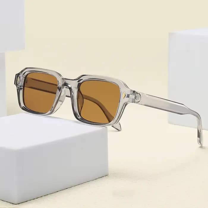 Lunettes de soleil orange pour hommes