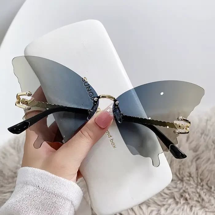 Nouvelles lunettes de soleil papillon pour femmes