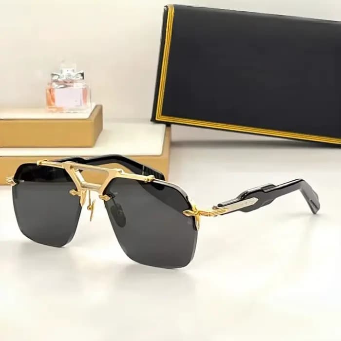 JJMM SILVERTON lunettes de soleil pilote classique titane cadre carré UV400 rétro mode 3A + haute qualité emballage d'origine unisexe