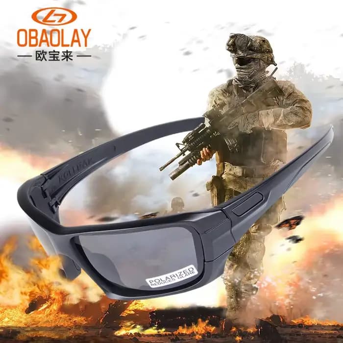 Lunettes de soleil balistiques pour hommes