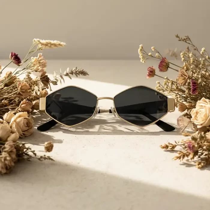 1 paire de lunettes rétro pour femmes, monture complète, style français unique