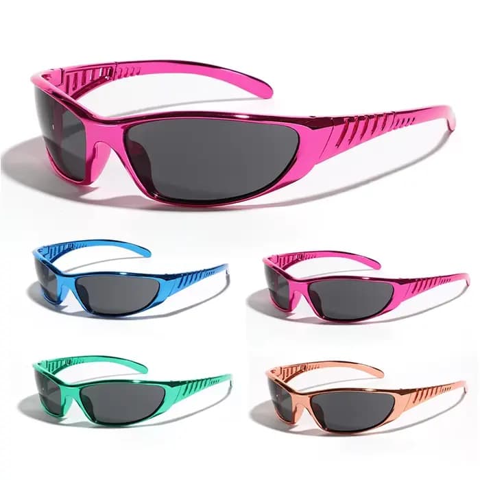 Lunettes de soleil esthétiques Y2K des années 2000