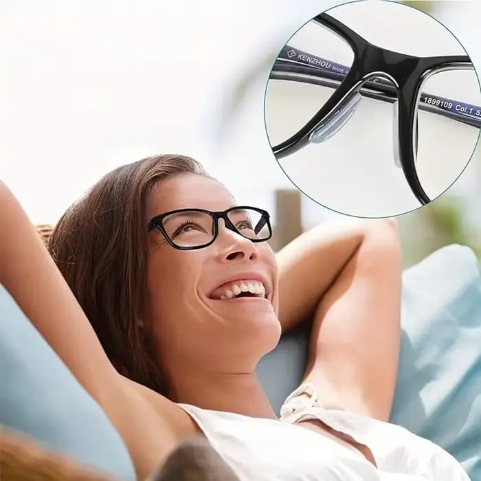 Coussinets adhésifs pour lunettes
