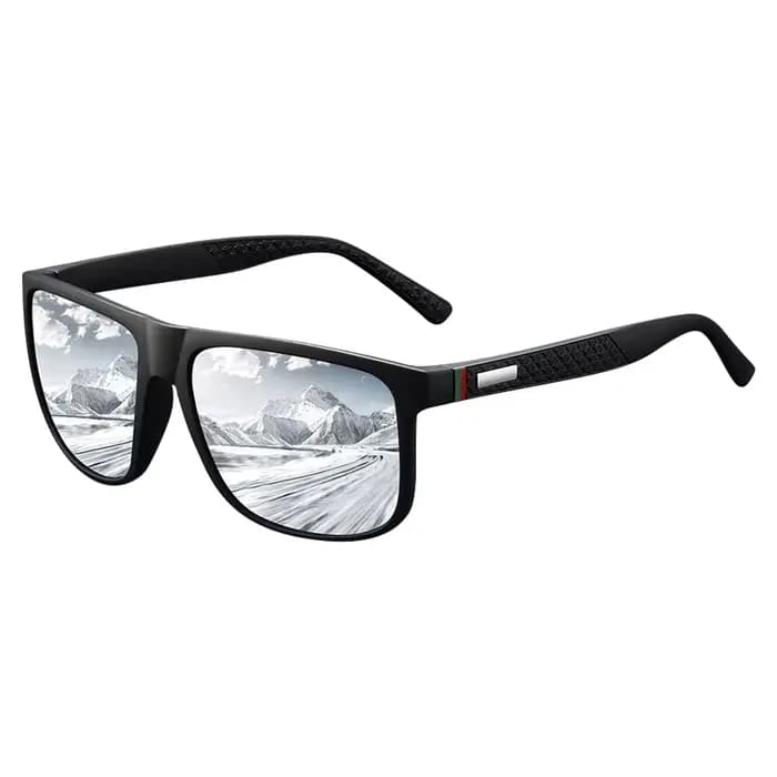 Lunettes de soleil vintage à carreaux carrés