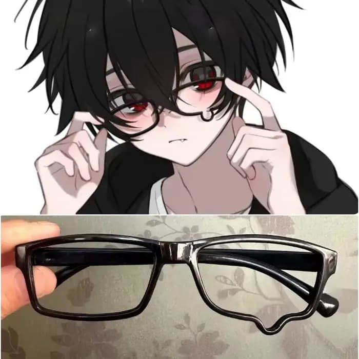 Lunettes de Cosplay en forme de larme pour femmes