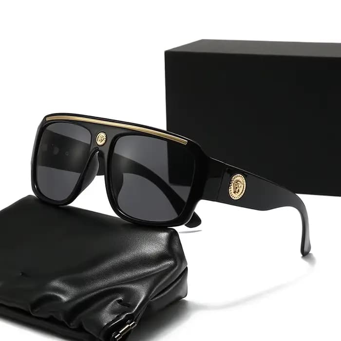 2025 à la mode nouveaux hommes lunettes de soleil cadre épais