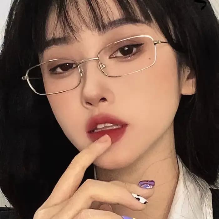 Lunettes rétro en métal à petite monture carrée pour femmes et hommes