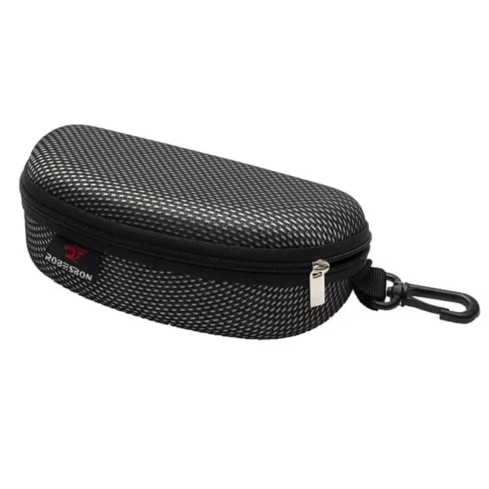 Étui rigide portable avec fermeture éclair pour lunettes de soleil